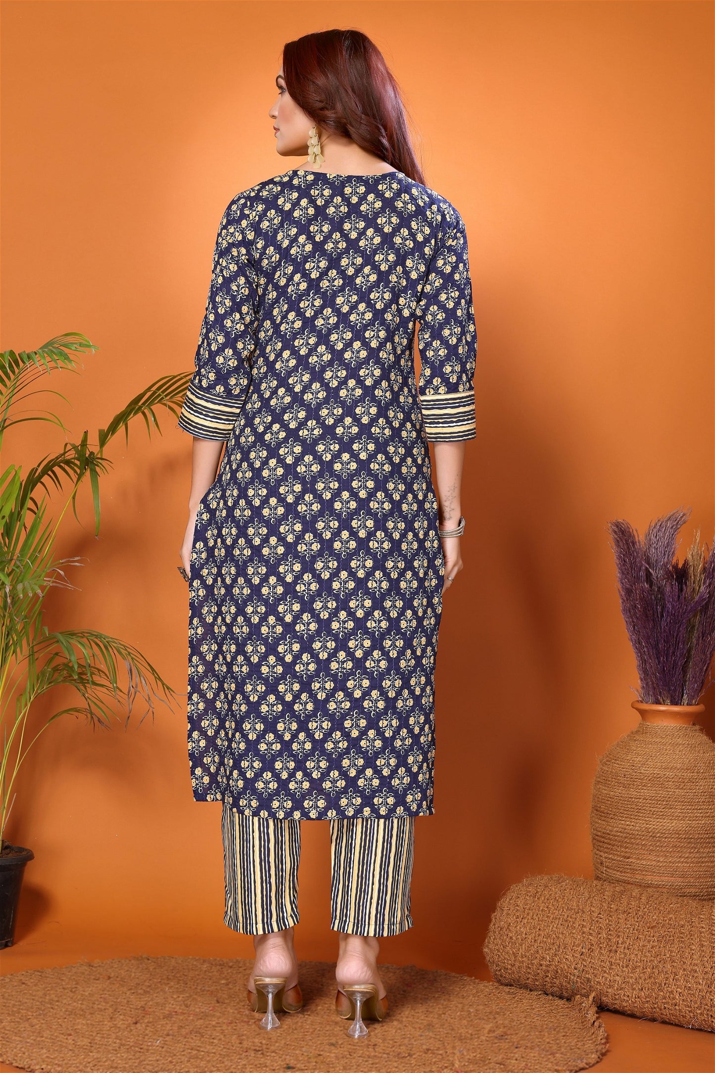 Daily Wear Simple Kurta Set With Bottom for Women