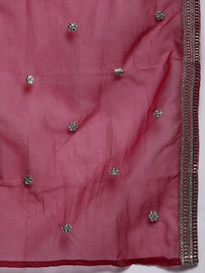 Designer Embroidery Kurta With Pant And Beautiful Dupatta