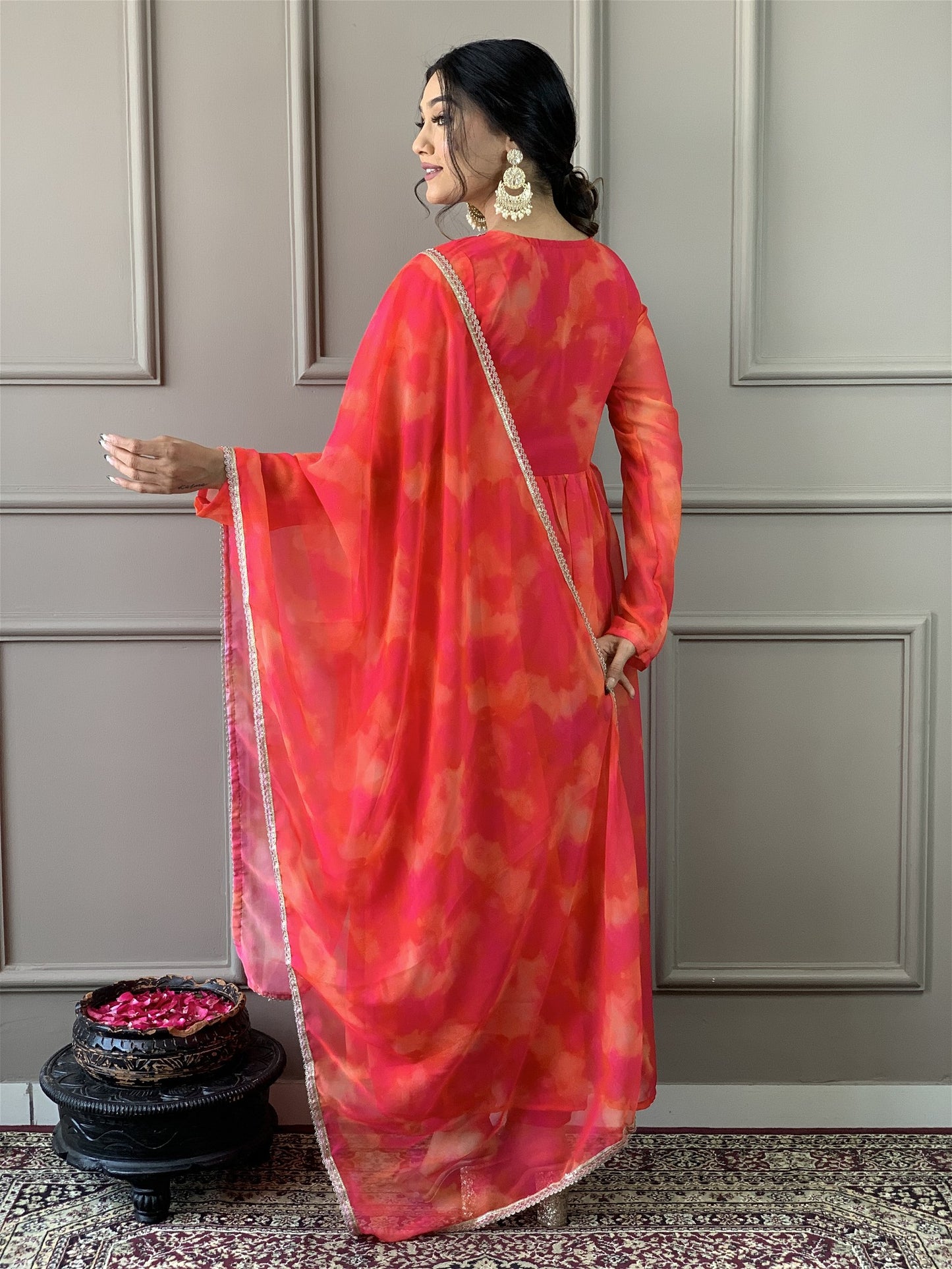 Beautiful Suit In Alia Design With Pant And Dupatta